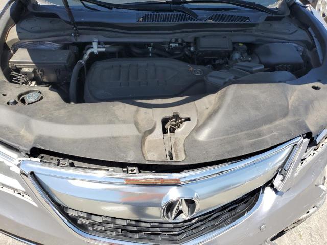 5FRYD4H90GB017862 - 2016 ACURA MDX ADVANCE GRAY photo 12