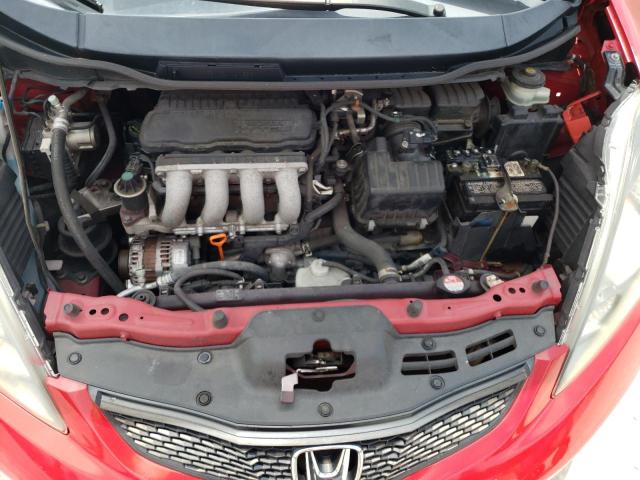 JHMGE8H35DC061361 - 2013 HONDA FIT SW RED photo 11