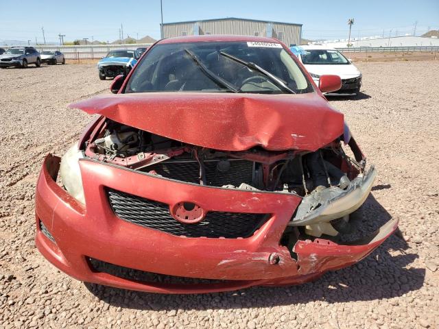 JTDBL40E399047518 - 2009 TOYOTA COROLLA BASE RED photo 5