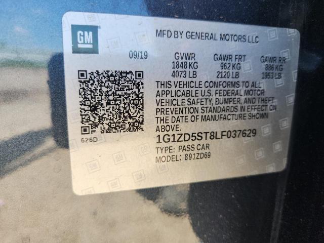 1G1ZD5ST8LF037629 - 2020 CHEVROLET MALIBU LT 石墨色 照片 13