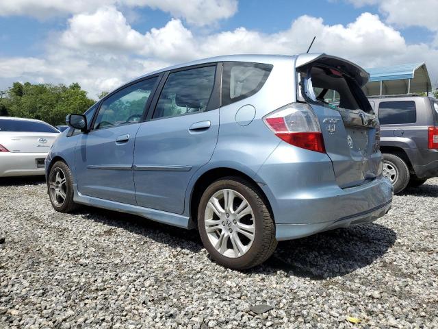 JHMGE8H55BC019853 - 2011 HONDA FIT SPORT BLUE photo 2