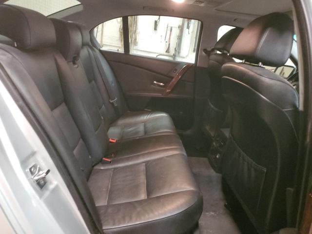 WBANB53527CP07711 - 2007 BMW 550 I SILVER photo 10