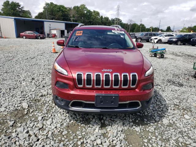 1C4PJMDS1GW121240 - 2016 JEEP CHEROKEE LIMITED BURGUNDY photo 5