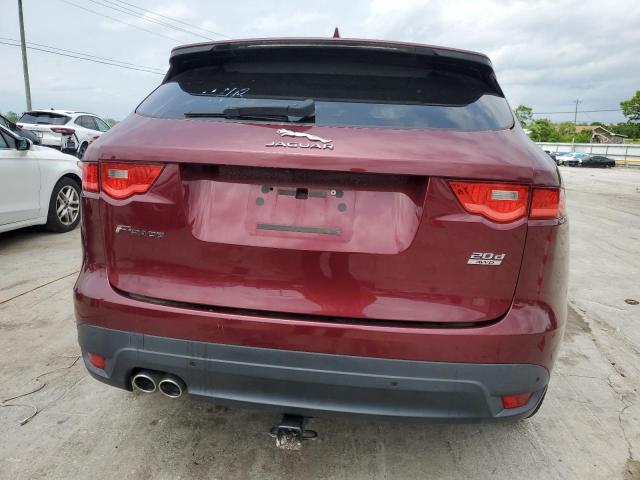 SADCJ2BN9HA494612 - 2017 JAGUAR F-PACE PREMIUM MAROON photo 6