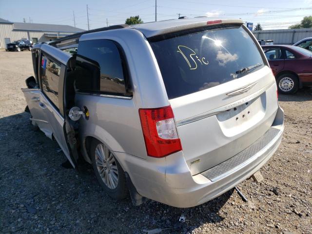2A4RR5DG0BR701772 - 2011 CHRYSLER TOWN & COU TOURING ვერცხლისფერი ფოტო 3