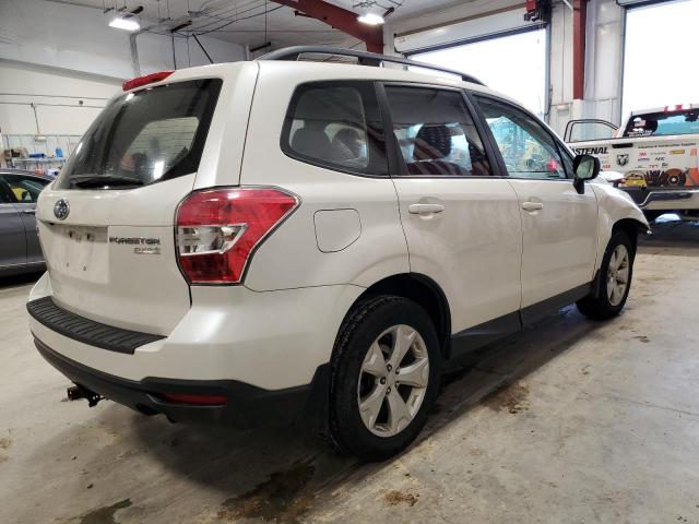 JF2SJABC8FH440868 - 2015 SUBARU FORESTER 2.5I WHITE photo 3