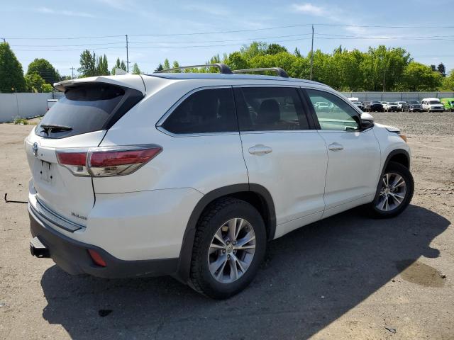 5TDJKRFHXFS094667 - 2015 TOYOTA HIGHLANDER XLE WHITE photo 3