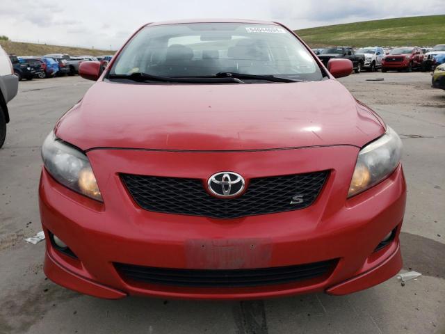 1NXBU40E49Z078833 - 2009 TOYOTA COROLLA BASE RED photo 5