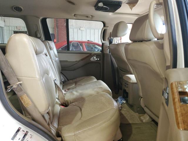5N1AR18U35C784246 - 2005 NISSAN PATHFINDER LE თეთრი ფოტო 11