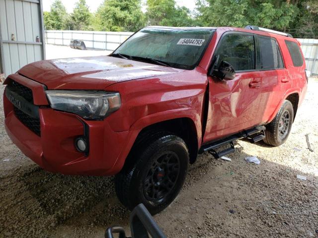 JTEZU5JR1K5207570 - 2019 TOYOTA 4RUNNER SR5 RED photo 1