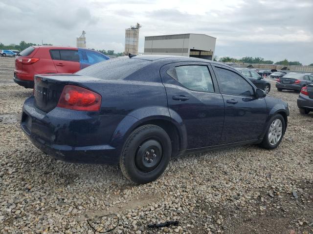 1C3CDZABXEN188966 - 2014 DODGE AVENGER SE BLUE photo 3