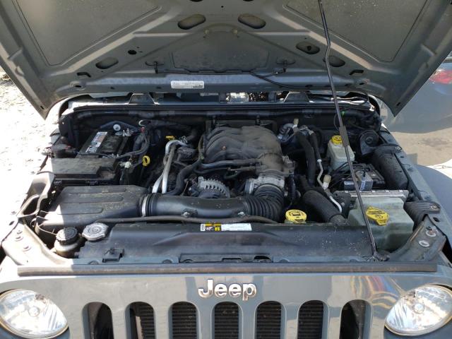 1C4AJWAG8FL676283 - 2015 JEEP WRANGLER SPORT GRAY photo 12