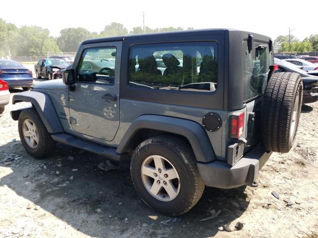 1C4AJWAG8FL676283 - 2015 JEEP WRANGLER SPORT GRAY photo 2