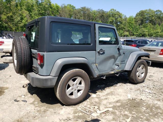 1C4AJWAG8FL676283 - 2015 JEEP WRANGLER SPORT GRAY photo 3