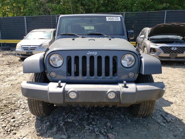 1C4AJWAG8FL676283 - 2015 JEEP WRANGLER SPORT GRAY photo 5