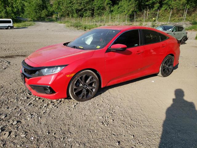 2HGFC2F81KH536272 - 2019 HONDA CIVIC SPORT 红色 照片 1
