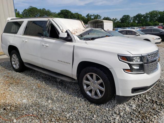 1GNSCJKC7FR581277 - 2015 CHEVROLET SUBURBAN C1500 LT WHITE photo 4