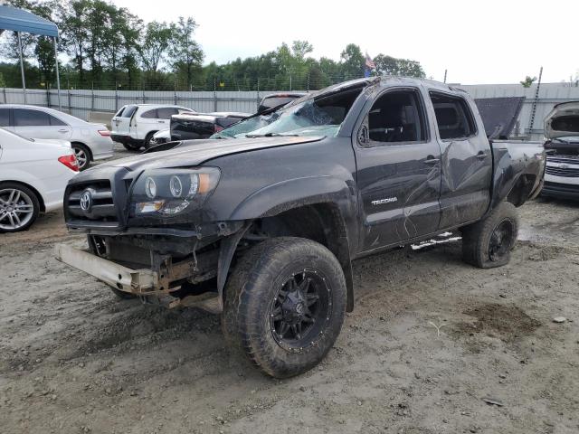 5TELU42N97Z323703 - 2007 TOYOTA TACOMA DOUBLE CAB BLACK photo 1