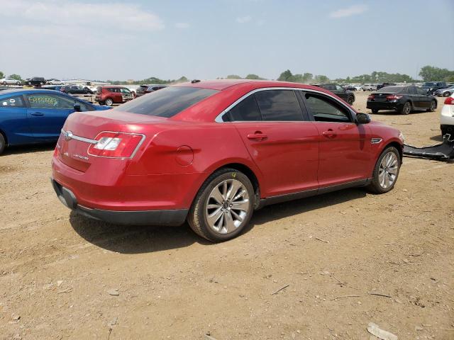 1FAHP2JW5AG148687 - 2010 FORD TAURUS LIMITED RED photo 3