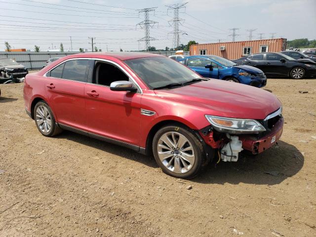 1FAHP2JW5AG148687 - 2010 FORD TAURUS LIMITED RED photo 4