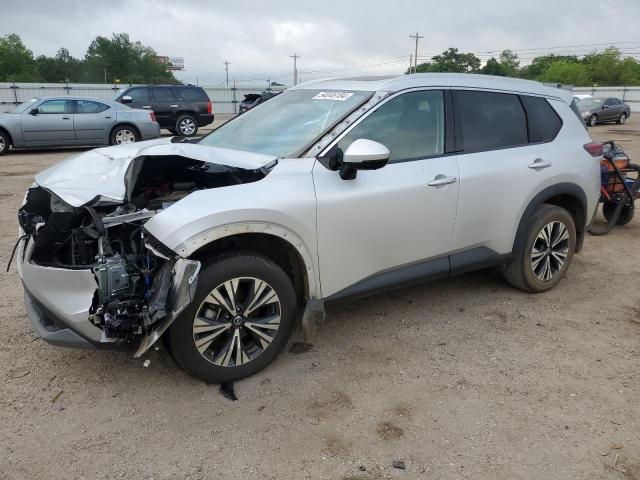 5N1AT3BA2MC672886 - 2021 NISSAN ROGUE SV SILVER photo 1