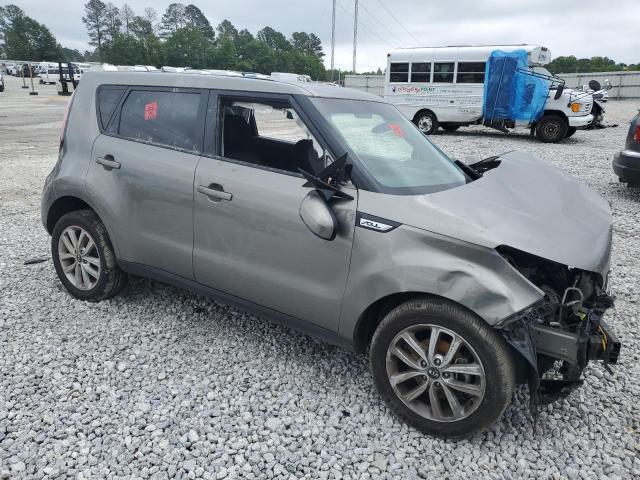 KNDJP3A5XK7630257 - 2019 KIA SOUL + GRAY photo 4