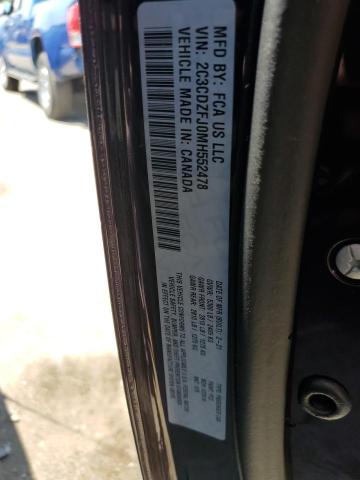 2C3CDZFJ0MH552478 - 2021 DODGE CHALLENGER R/T SCAT PACK PURPLE photo 12