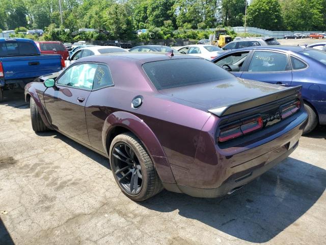 2C3CDZFJ0MH552478 - 2021 DODGE CHALLENGER R/T SCAT PACK PURPLE photo 2