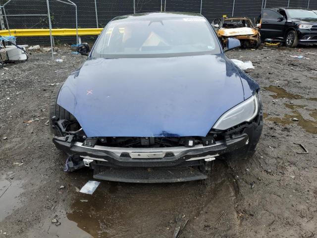 5YJSA1E61NF472340 - 2022 TESLA MODEL S Mavi foto 5