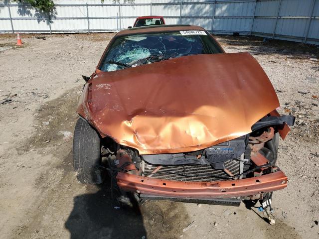 1G1JF12F057133875 - 2005 CHEVROLET CAVALIER LS ORANGE photo 5