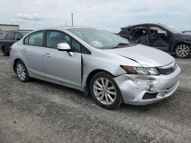 2HGFB2F9XCH008016 - 2012 HONDA CIVIC EXL ვერცხლისფერი ფოტო 4