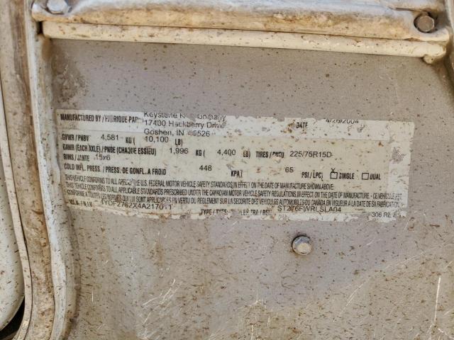 4YDF2762X4A217011 - 2004 KEYSTONE SPRINTER TWO TONE photo 10