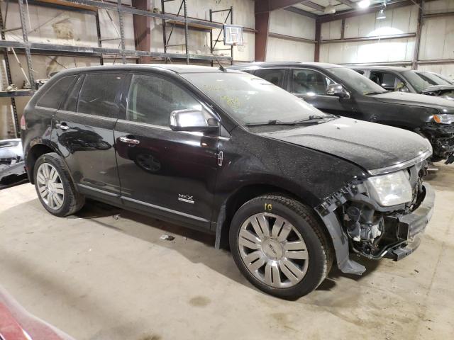 2LMDU88C48BJ01345 - 2008 LINCOLN MKX BLACK photo 4