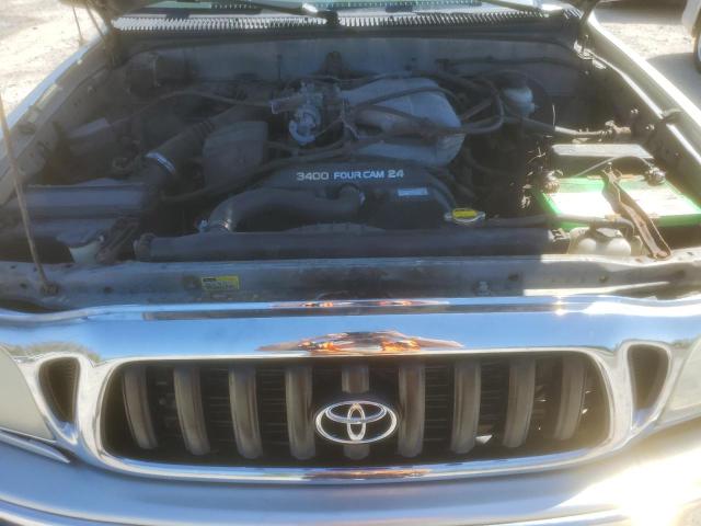 5TEGN92N42Z035642 - 2002 TOYOTA TACOMA DOUBLE CAB PRERUNNER SILVER photo 11