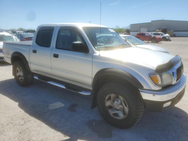 5TEGN92N42Z035642 - 2002 TOYOTA TACOMA DOUBLE CAB PRERUNNER SILVER photo 4