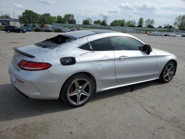 WDDWJ4KBXHF409067 - 2017 MERCEDES-BENZ C 300 4MATIC SILVER photo 3