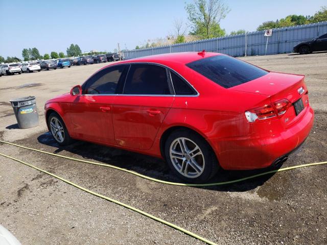 WAULF68K69A227489 - 2009 AUDI A4 2.0T QUATTRO RED photo 2