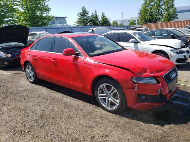 WAULF68K69A227489 - 2009 AUDI A4 2.0T QUATTRO RED photo 4