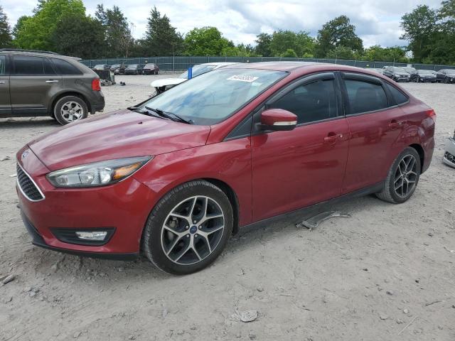 1FADP3H24HL236560 - 2017 FORD FOCUS SEL RED photo 1