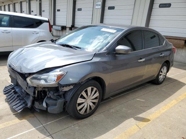 3N1AB7AP3JY283717 - 2018 NISSAN SENTRA S GRAY photo 1