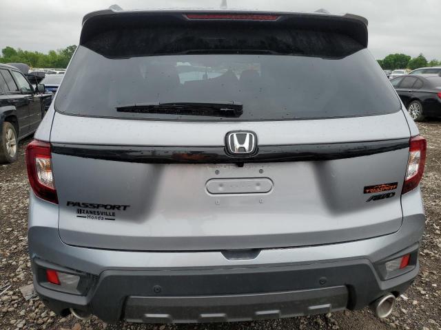 5FNYF8H60RB004573 - 2024 HONDA PASSPORT TRAIL SPORT SILVER photo 6