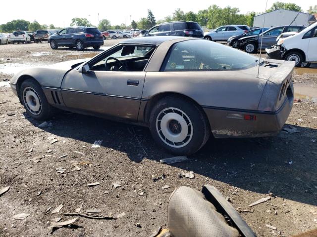 1G1AY0781E5143129 - 1984 CHEVROLET CORVETTE BROWN photo 2