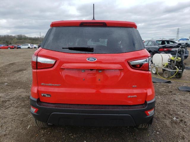 MAJ6S3GL4NC466502 - 2022 FORD ECOSPORT SE წითელი ფოტო 6