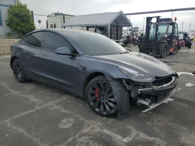 5YJ3E1EC2PF548438 - 2023 TESLA MODEL 3 灰色 照片 4