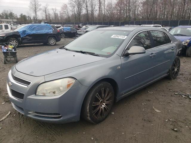 1G1ZH57B984256039 - 2008 CHEVROLET MALIBU 1LT BLUE photo 1
