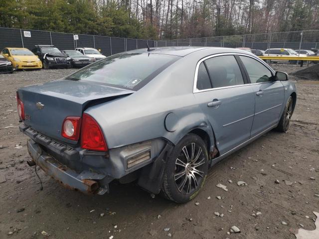 1G1ZH57B984256039 - 2008 CHEVROLET MALIBU 1LT BLUE photo 3