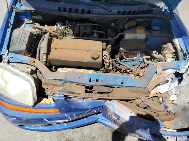 KL1TD62695B303190 - 2005 CHEVROLET AVEO BASE Mavi foto 11