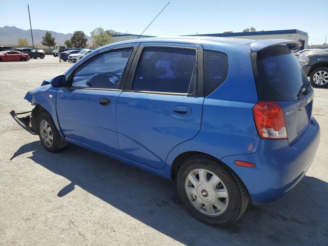 KL1TD62695B303190 - 2005 CHEVROLET AVEO BASE Mavi foto 2