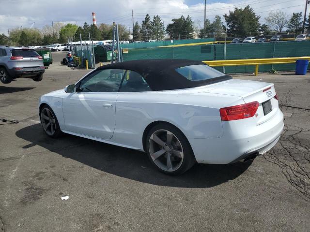 WAUCGAFH8FN002826 - 2015 AUDI S5 PREMIUM PLUS WHITE photo 2
