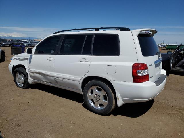 JTEEW21A670047725 - 2007 TOYOTA HIGHLANDER HYBRID WHITE photo 2